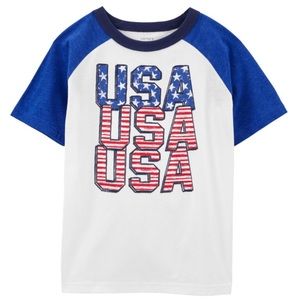 Carter’s Boys USA Stars and Stripes Flag Tee